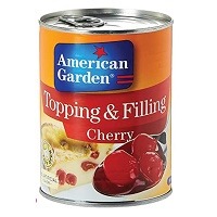 American Garden Topping Filling Cherry Tin 595gm